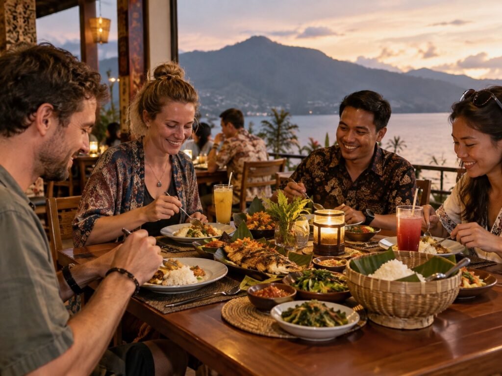 Pengalaman makan malam saat liburan di kawasan Lake Toba